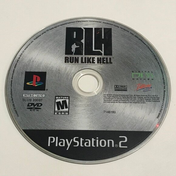 PS2 RLH Run Like Hell Playstation 2 - Picture 1 of 2